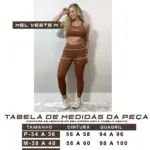 TABELA DE MEDIDAS LEGGING 3300